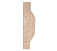 HYTROVE Panneau Décoratif Sculpté Solide et Facile à Couper et Coller Dimensions 35x9cm en Bois Style Européen Vintage pour Armoire et Cabinet à Vin