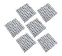 HYTROVE Panneaux Insonorisants Autocollants Design Créatif Bruit et Diminution des Échos 6pcs en Polyuréthane pour Salles de Répétition et Murs de Bureau