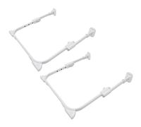 HYTROVE Pied de Bureau Pliable en Fer Blanc U de U Verrouillage Automatique, Résistant aux Dommages, pour Tous Types de Tables Pliantes, 1 Paire