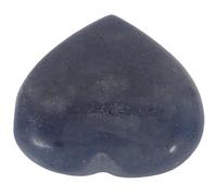 HYTROVE Pierre Décorative en Cristal Bleu de Cœur pour Bureau | Ornement Romantique, Surface Lisse et Éclat Vif, pour Fête, Anniversaire, Pendaison