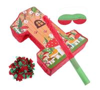 HYTROVE Piñata en Papier Forme Champignon pour Anniversaire Bébé 1 An, Accessoire de Jeu pour Casser des Bonbons, Décoration Polyvalente et Adorable pour Fête Garçon et Filles