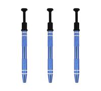HYTROVE Pince à Ramasser les Objets Électroniques Ic 3pcs Bloc Intégré, Alliage D'aluminium et Plastique, Design à Quatre Griffes pour Étudiants et Réparateurs Professionnels