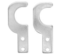 HYTROVE Pinces Lourdes pour Supports de Platelage d'Échafaudage, 2 Crochets en Acier Robustes Système de Verrouillage, Accessoires pour Chantier et Rénovation