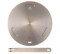 HYTROVE Plaque d'Adaptation 28 CM en Acier Inoxydable pour Plaque à Induction et Cuisinière Gaz, Diffuseur de Chaleur pour Cuisson Homogène Cuisine