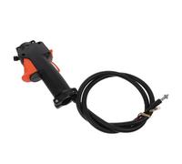 HYTROVE Poignée De Débroussailleuse Et Tondeuse à Gazon, Interrupteur D'accélérateur Adaptable, Câble Complet, Usage Jardinage Extérieur