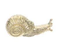 HYTROVE Poignée de Meuble Escargot Vintage en Laiton Doré pour Porte | Prise Confortable, Design Ergonomique, Vis de Pose Incluses, Usage Polyvalent pour Salle de Bains et Salon