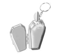 HYTROVE Porte-clés Cendrier Metal Forme Cercueil Compact Résistant Odeur Poche Extérieur Pratique Décoratif