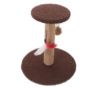 HYTROVE Poteau à Gratter pour Chat avec Jouet Suspendu Griffoir Résistant à Usure Et Colonne Grimpante Multifonctionnelle pour Chats Mobilier De Jeu Détente