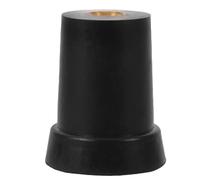 HYTROVE Protecteur D'extrémité pour Contrebasse en Caoutchouc Noir, Embout Stable et Antichoc, Adapté pour Diamètre Inférieur à 10mm, pour Répétition et Performance Musicale
