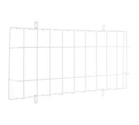 HYTROVE Protection Métallique Facile à Installer pour Feu de Signalisation D'urgence Mural en Acier Blanc, Design Simple pour Cinéma et Protection de Câble