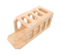 HYTROVE Râtelier à Foin Bois pour Petits Animaux Support De Nourriture pour Lapins Et Cobayes Réducteur De Gaspillage Bol à Nourriture Élévé Accessoire Pratique pour Animaux