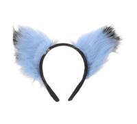 HYTROVE Serrage-tête Léger, Oreilles de Renard en Peluche Bandeau Cosplay | Style Mignon et Duveteux, Ajustement Souple, pour Conventions de Bande Dessinée et Activités de Rôle, Facile à Transporter