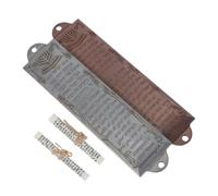 HYTROVE Sets de Mezouzahs Protection Solide en Alliage Lot de 2 avec Rouleaux de Bénédiction Juive et Design Élégant pour Décoration de Porte Lors de Pendaison de Crémaillère