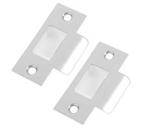 HYTROVE Sets de Plaques de Gâche en Acier Inoxydable Lot de 2 Kit de Renforcement Robuste pour Portes en Bois pour Serrure de Porte, Adapté Maison et Bureau