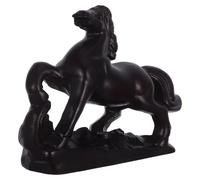 HYTROVE Statue Feng Shui de Cheval Sculpture Vintage Animal Figurine Chinois Décoration an pour Salon Bureau et Étagère