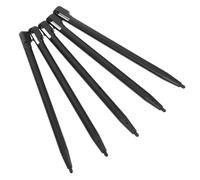 HYTROVE Stylet pour Téléphone et Tablette 5 Pièces Noir Plastique Stylo Numérique Précis pour Dessin et Écriture Garçon et Filles