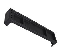 HYTROVE Support Clavier Coulissant Multifonctionnel en Abs Noir pour Bureau, Étagère Simple et Robuste pour Organiser Espace de Travail à Domicile