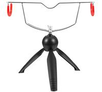 HYTROVE Support de Canne à Pêche en Métal Robuste et Résistant la Chaleur, Base Pliable Pêche au Coup Sol Gelé