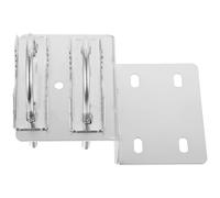 HYTROVE Support de Fixation pour Mât d'Antenne Extérieure Double Pince Réglable, Résistant aux Intempéries, Montage Mural Polyvalent pour Installation d'Antenne Extérieure