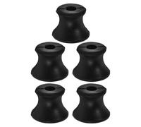 HYTROVE Support de Fourchette de Résonance Sonore en Caoutchouc Noir Antidérapant 5pcs pour Contemplation et Thérapie Sonore Yoga Stabilité et Protection
