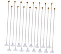 HYTROVE Support De Mât De Drapeau à Ventouse pour Voiture Lot de 20 Pièces en Plastique pour Fenêtres Et Surfaces Variées Installation Facile Robuste Et Solide