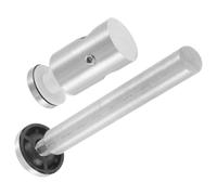 HYTROVE Support de Rampe D'escalier Support Stable et Solide en Acier Inoxydable Argenté pour Main Courante, Adapté aux Escaliers Intérieurs et Extérieurs