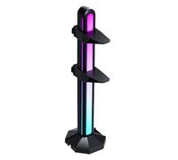 HYTROVE Support pour Carte Graphique Noir Base Magnétique Solide Cachée et Effets Lumineux Argb pour DIY, Structure en Abs Renforcée et Anti-affaissement