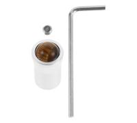 HYTROVE Support Stable pour Diapason en Alliage D'aluminium et Pierre Jaune, Accessoire pour Yoga à Domicile, Organisation Facile des Pièces de Diapason