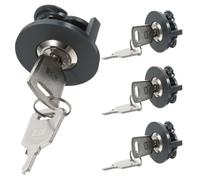HYTROVE Verrous de Sécurité Verrouillage à Languette Rotative Lot de 4 pour Prise Industrielle en Alliage de Zinc Coque en Abs Facile à Utiliser en Atelier ou Usine