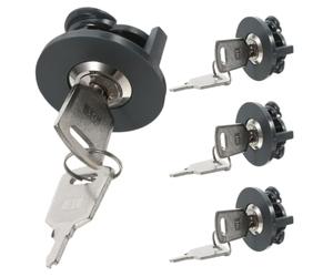 HYTROVE Verrous de Sécurité Verrouillage à Languette Rotative Lot de 4 pour Prise Industrielle en Alliage de Zinc Coque en Abs Facile à Utiliser en Atelier ou Usine