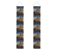 HYTTER Bannière de porche imprimée basilique Saint-Pierre pour remise de diplôme - Robuste, durable, lavable et réutilisable, décoration de remise de diplôme pour fêtes, cérémonies, portes d'entrée