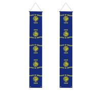 HYTTER Bannière de porche imprimée drapeau de l'État de l'Oregon - Robuste, durable, lavable et réutilisable - Décoration de remise de diplôme pour fêtes, cérémonies, portes d'entrée