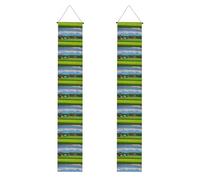 HYTTER Bannière de porche imprimée paysage d'Amérique du Nord - Robuste, durable, lavable et réutilisable - Décoration de remise de diplôme pour fêtes, cérémonies, portes d'entrée