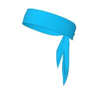 HYTTER Cravate de sport de couleur unie bleu clair, séchage rapide, évacuation de l'humidité, bande athlétique multifonctionnelle pour homme et femme