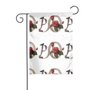 HYTTER Drapeau de jardin imprimé Love is tolerant - Décoration de cour - 30,5 x 45,7 cm - Pour jardin, terrasse, balcon