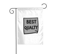 HYTTER Drapeau de jardin imprimé « The best you » - Décoration de cour - 30,5 x 45,7 cm - Pour jardin, terrasse, balcon