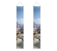 HYTTER Grand Canyon Bannière de porche imprimée pour remise de diplôme - Robuste, durable, lavable et réutilisable, décoration de remise de diplôme pour fêtes, cérémonies, portes d'entrée