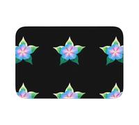 HYTTER Little Star on Morning Glory Tapis de sol en velours avec bordure en cristal imprimé pour chambre à coucher, salon, dortoir, décoration de la maison