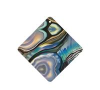 HYTTER Lot de 6 cartes désodorisantes carrées pour voiture Ormeau Nacre Prints : cartes parfumées à suspendre pour armoire, salle de bain, voiture, décoration intérieure