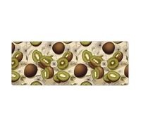 HYTTER Magnifique tapis de souris extra large avec impression de fruits kiwi, pour ordinateur, bureau, clavier de jeu, version épaisse, 30,5 x 80 cm