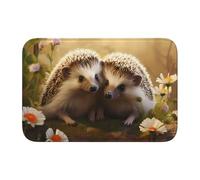 HYTTER Nature Lovely Hedgehog Lovers Imprimé Cristal Velours Lock Edge Tapis de Sol Tapis Chambre Salon Dortoir Décoration de la Maison