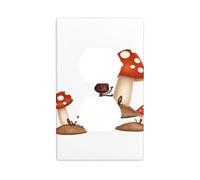 HYTTER Panneau mural avec impression « Little ant Under Mushrooms » - Décoration durable - 11,4 x 7 cm