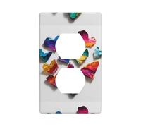 HYTTER Panneau mural coloré avec impression « Pieces of Love » - Décoration durable - 11,4 x 7 cm