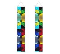 HYTTER Shine in all directions Bannière de porche imprimée pour remise de diplôme - Robuste, durable, lavable et réutilisable, décoration de remise de diplôme pour fêtes, cérémonies, portes d'entrée