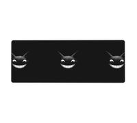 HYTTER Tapis de souris extra large avec motif chauve-souris rieuse - Pour ordinateur de bureau - Version épaisse - 30,5 x 80 cm