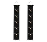 HYTTER The Eagle Flying High Bannière de porche imprimée pour remise de diplôme - Robuste, durable, lavable et réutilisable, décoration de remise de diplôme pour fêtes, cérémonies, portes d'entrée
