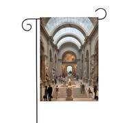 HYTTER The Metropolitan Museum of Art in New York Impression Drapeau de jardin Décoration de cour 30,5 x 45,7 cm pour jardin, terrasse, balcon
