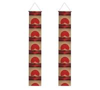 HYTTER The rising sun Bannière de porche imprimée pour remise de diplôme - Robuste, durable, lavable et réutilisable, décoration de remise de diplôme pour fêtes, cérémonies, portes d'entrée