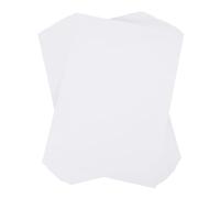 Hyuduo 100 Pièces de Papier Autocollant Imprimable, sans étiquettes Auto-adhésives pour Imprimantes à Jet D'encre, Papier Blanc A4 8,3 X 11,7 Pouces pour L'artisanat et L'organisation