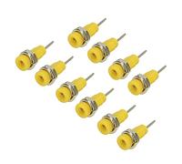 Hyuduo 10pcs J.40003 Gâteau de Livre de Bananes 2 Mm pour Les Engrenages Instrumentaux électroniques, Bonne conductivité électrique - Utilisée Répandue dans Les Instruments électroniques (Yellow)